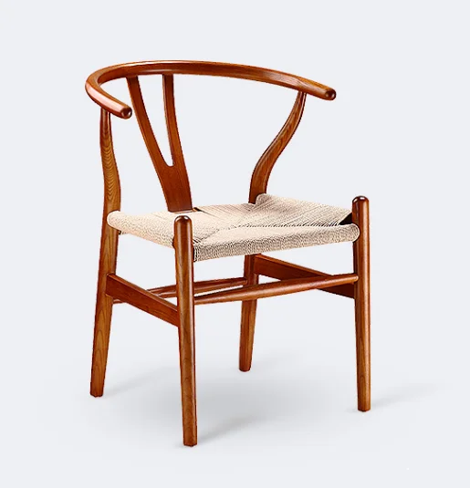 Simple Design Restaurant Furniture Wooden Dining Chair Creative Y shape Chair Wishbone Chair