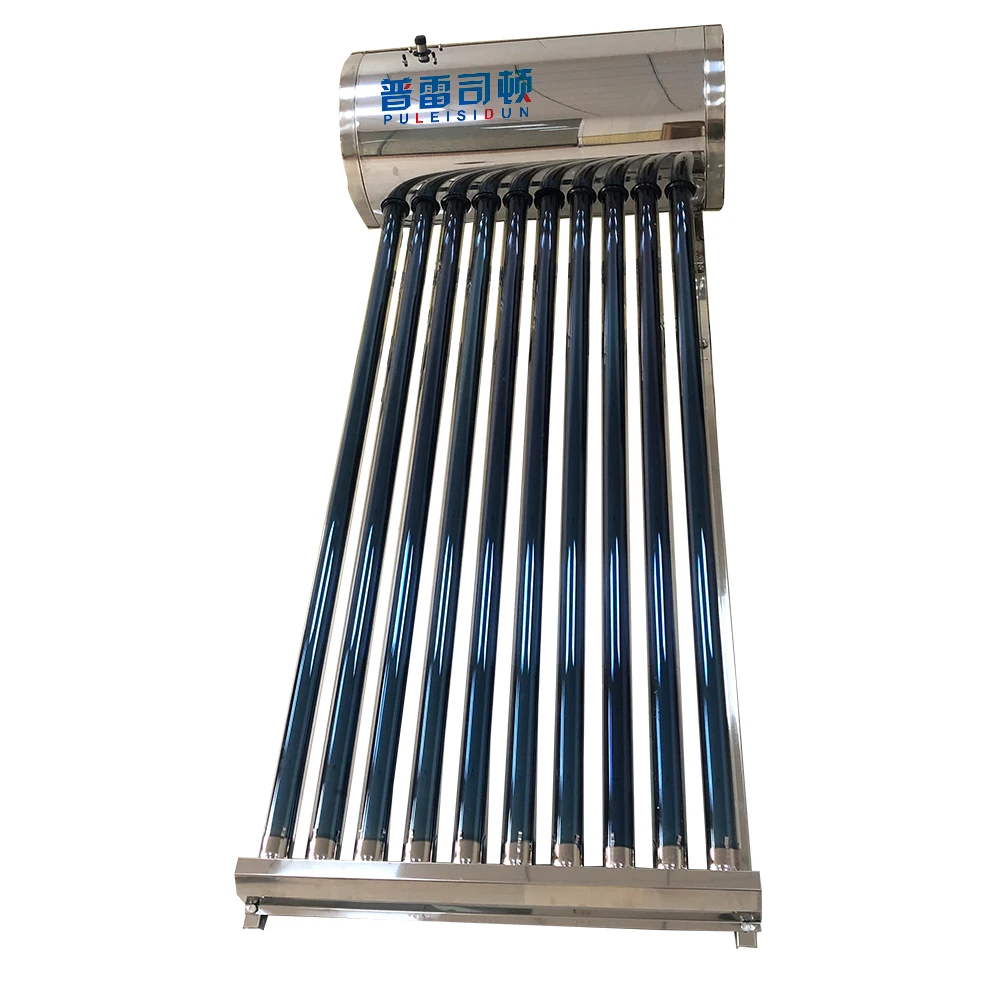 Factory Price 100L  300L Customizable Tubular Solar Collector  Indoor Heat System Solar Metal Solar Air Heater