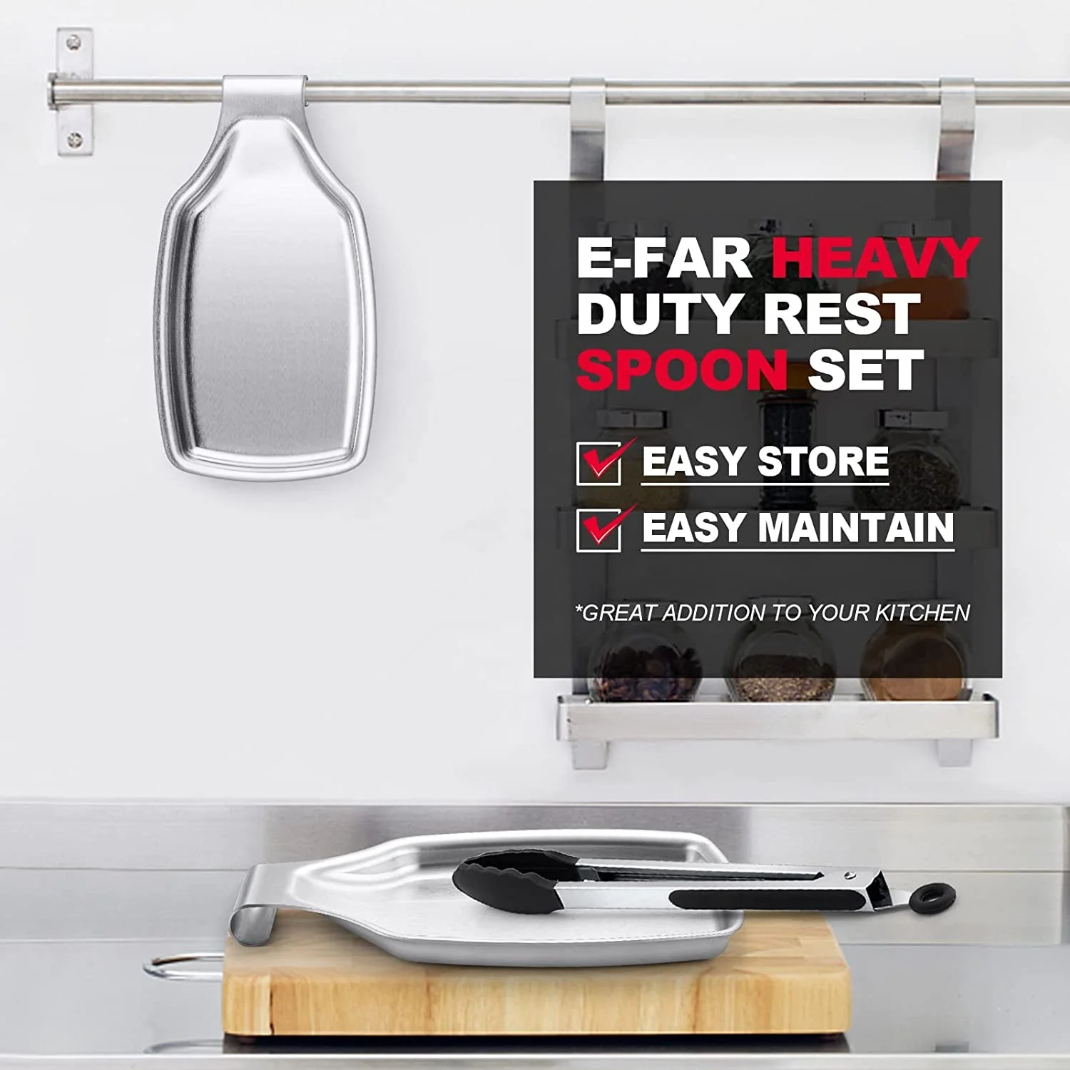 Ложка из нержавеющей стали лопатка ковш посуда подставка для плиты столешница