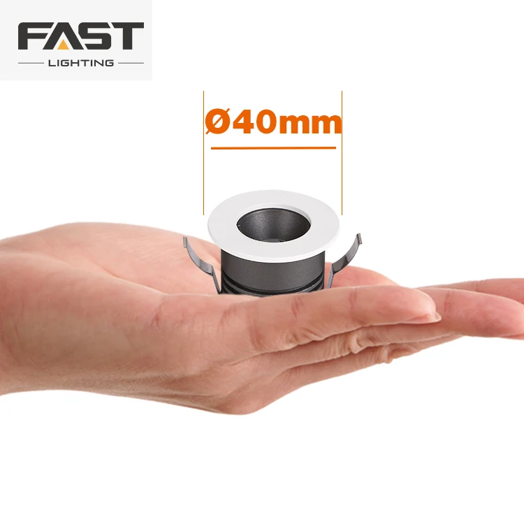 Быстрое Новое поступление, домашний встроенный алюминиевый маленький внутренний потолок 3 Вт, светодиодный прожектор