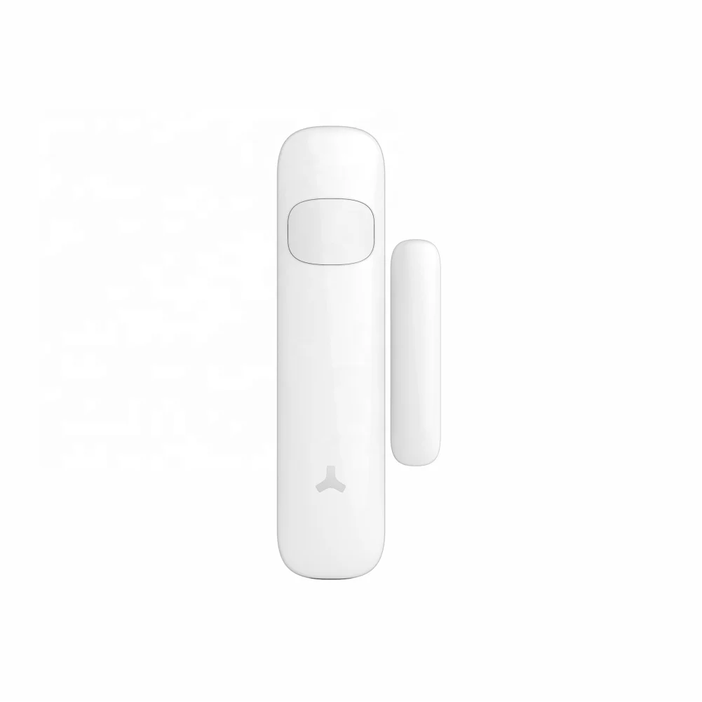 Tuya wireless battery power smart home magnetic alarm system vibration door window sensor