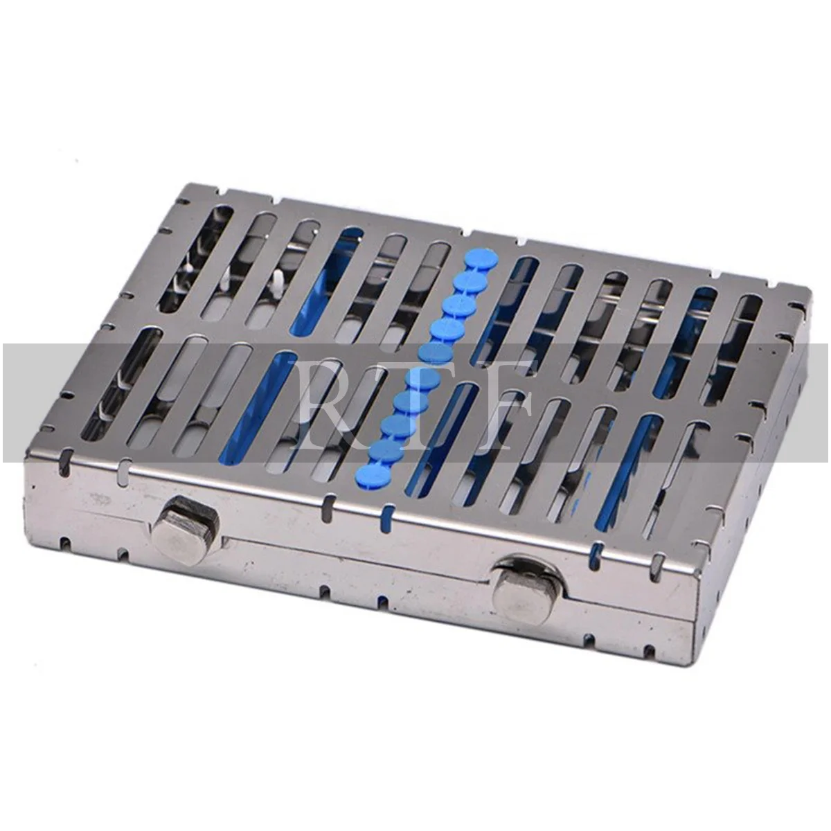 Dental Sterilization Rack Surgical Autoclavable Sterilization Box Dental Cassette File Burs Disinfection Tray Dentist Tools