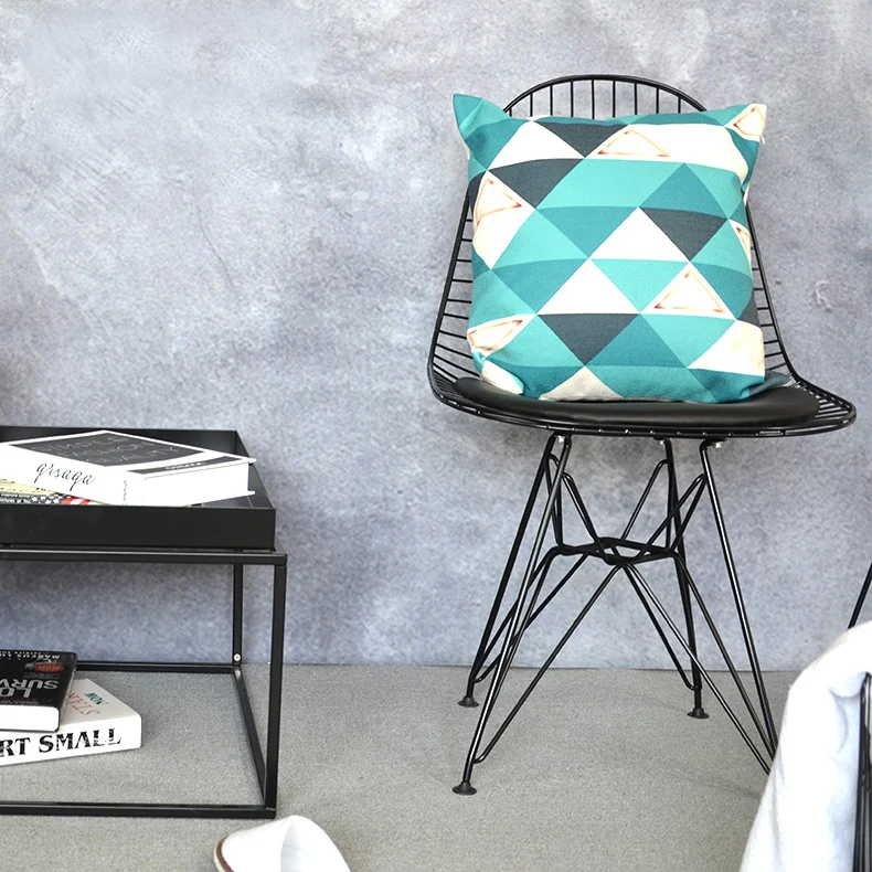 
nice deisgn Black or White Wire Chair Modern Design Classic coffee metal cheap chair 