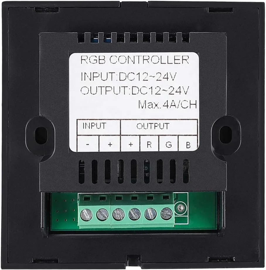 Панель управления светодиодными лампами RGB стеклянная сенсорная панель настенное крепление диммер светодиодами для светодиодных ламп SMD 5050