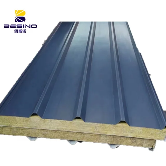 Rock wool panel sandwich