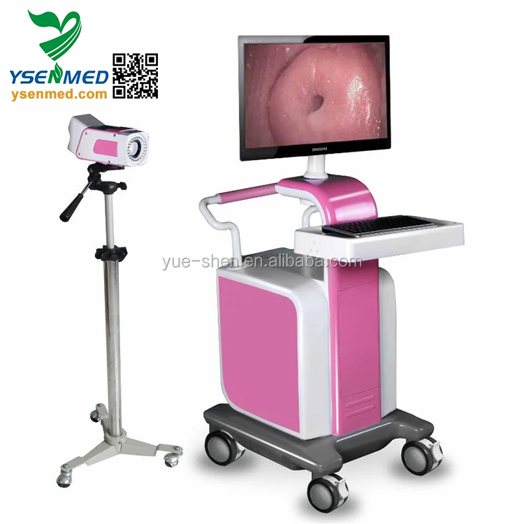 YSSW3304 Ysenemd HD Specialized Digital Optical colposcope workstation mobile colposcope 4k colposcope for gynecology trolley