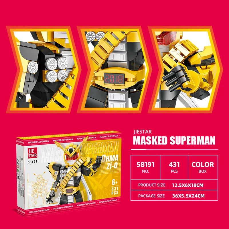 Wholesale DIY Mini Cartoon Character Building Block Sets Educational Assemble Robot Mecha Models Humanoid Robot Toy from China