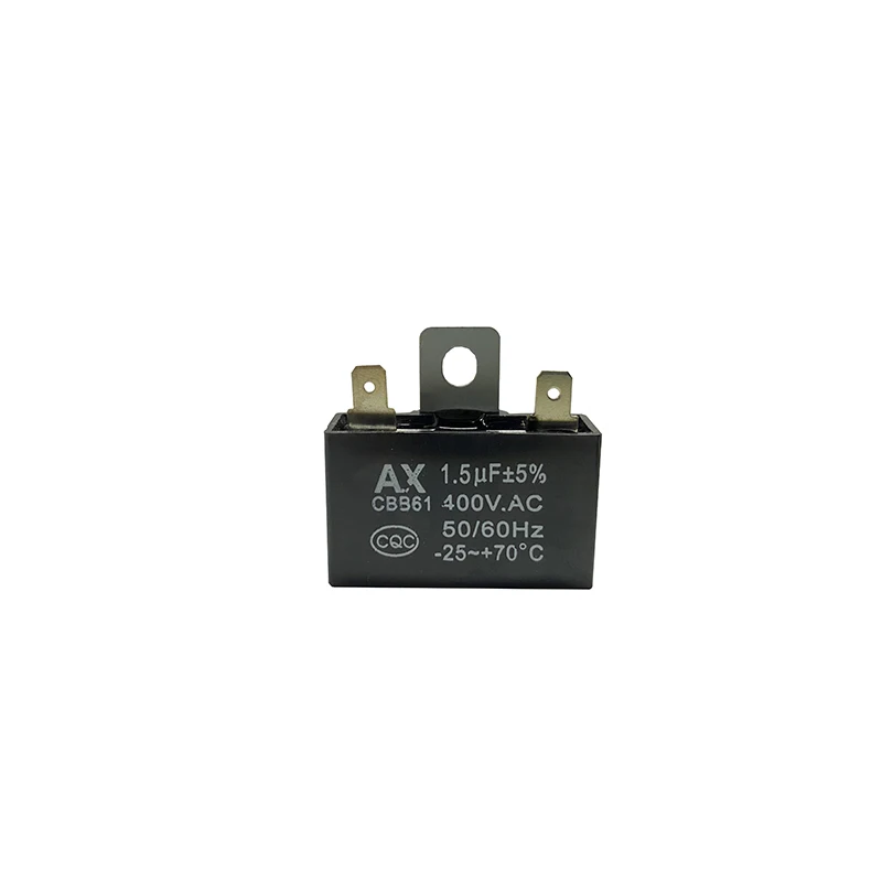 Wholesales 3 Pin ac Capacitor 10uf 400v Electrolytic Capacitor In Stock For AC Fan Usage