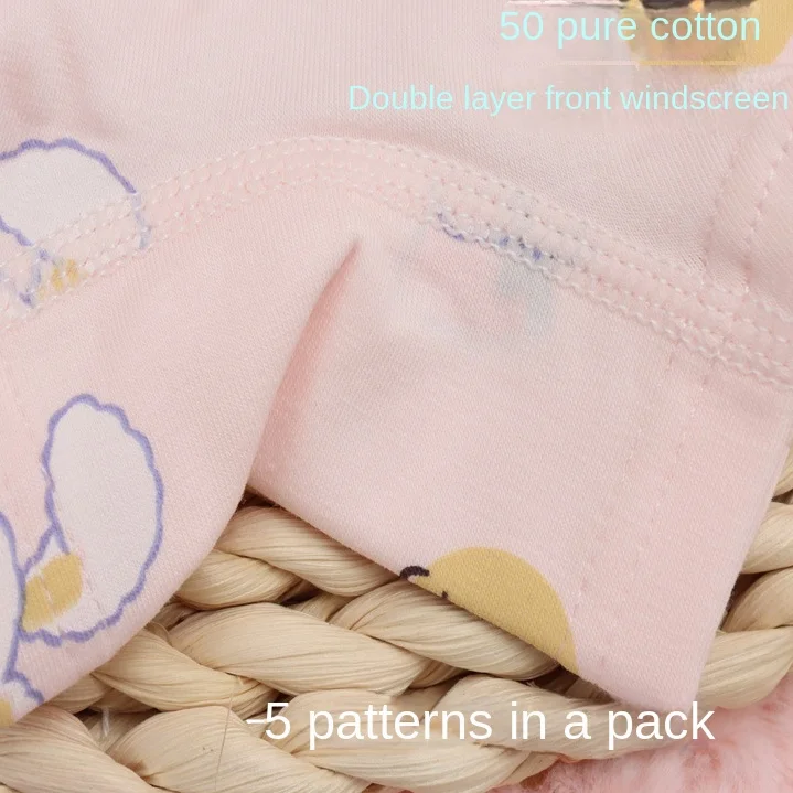 Wholesale Cotton Girl Boxer Medium Children Female Baby Women Solid Print Organic Kid Small Cotton  Child Underwear