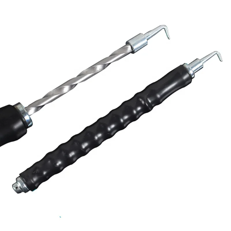 Automatic Tie Straight Bent Puller Steel Hook Soft Handle Rebar Wire Twister