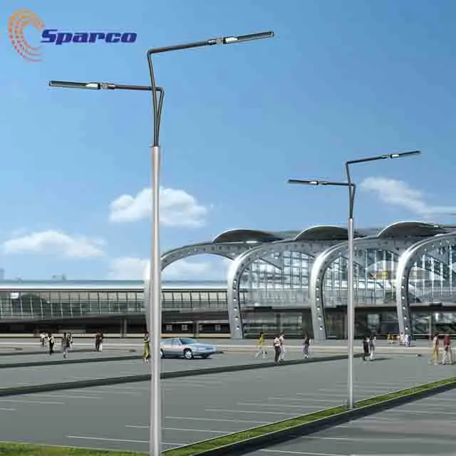 Sparco Aluminum/Stainless Steel/Hot Dip Galvanized Steel Rust Proof Outdoor Light Pole Types Fancy Street Light Pole