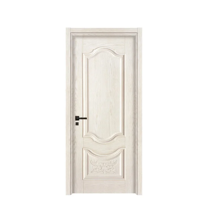 Factory Wholesales Customized Wholesale MDF Melamine Moulded Wooden door For bedroom Interior Eco-composite door Pre-hang