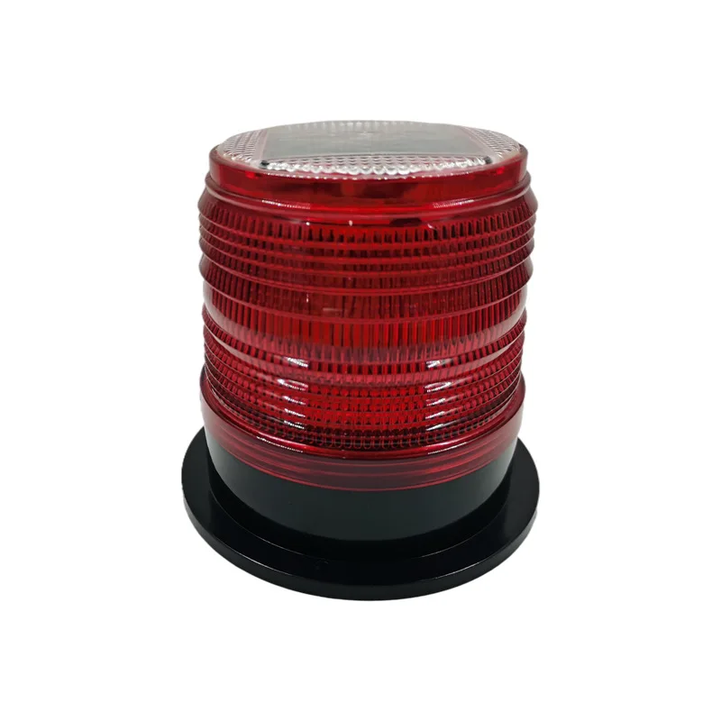 Solar Flashing Traffic Signal Beacon warning Lamp magnetic flash Traffic And Road Beacon Car Roof Light