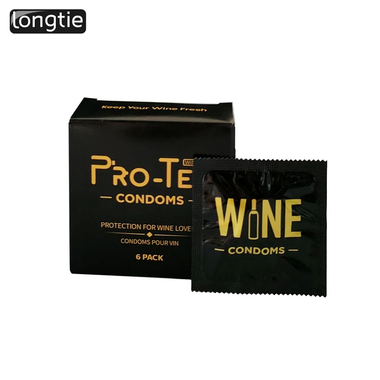 Customized color wine condom red black condom protector condom