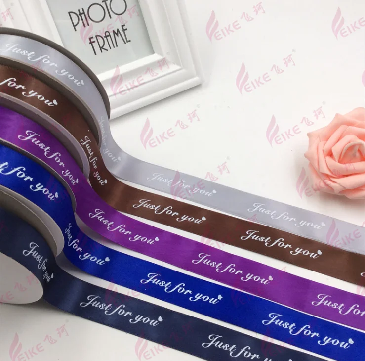 Factory Wholesale Colorful Ribbon With Logo Gift Packaging Ribbon Silk Satin Ribbon Roll