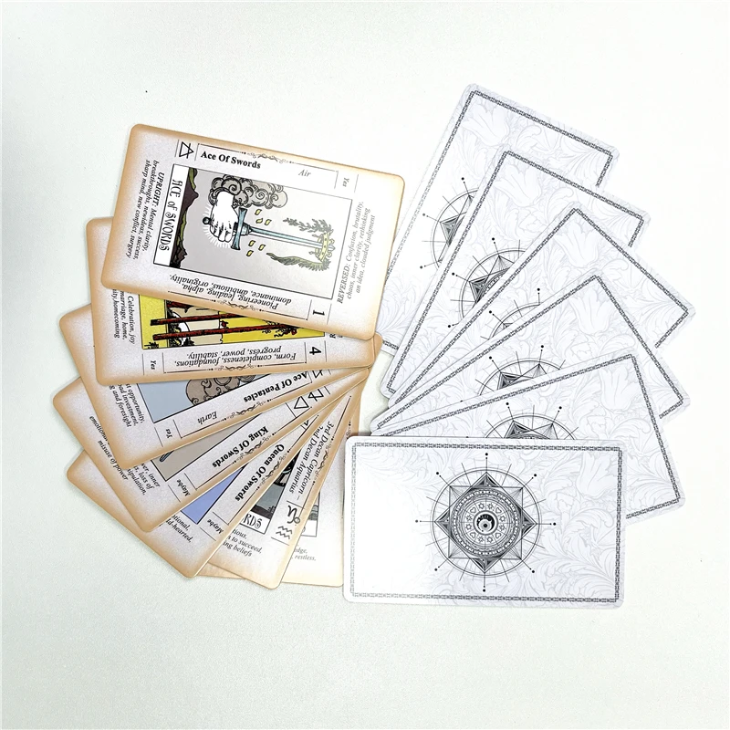 Classical Pattern Factory Design Oracle Cards Customized Printing Tarot Card for Adult