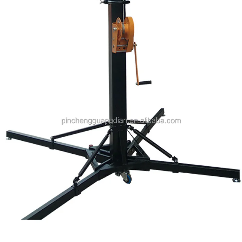 Customized 6M Single-Arm Line Array Audio Hanger 200Kg Stage Audio Stand