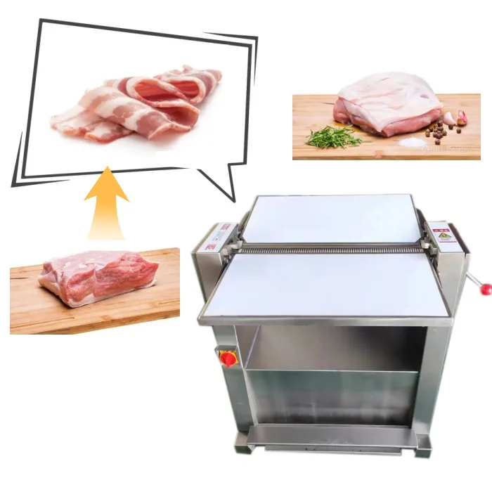 Customizable Pig Meat Pork Skin Removing Machine beef Fat Meat Peeler Machine Electric Pork Skin Peeling Machine