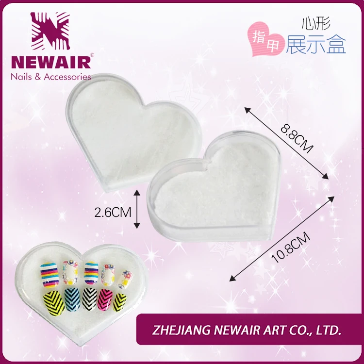 
Newair 50pcs plastic ABS display plaint nail polish color chart natural salon shop wholesale supplier 