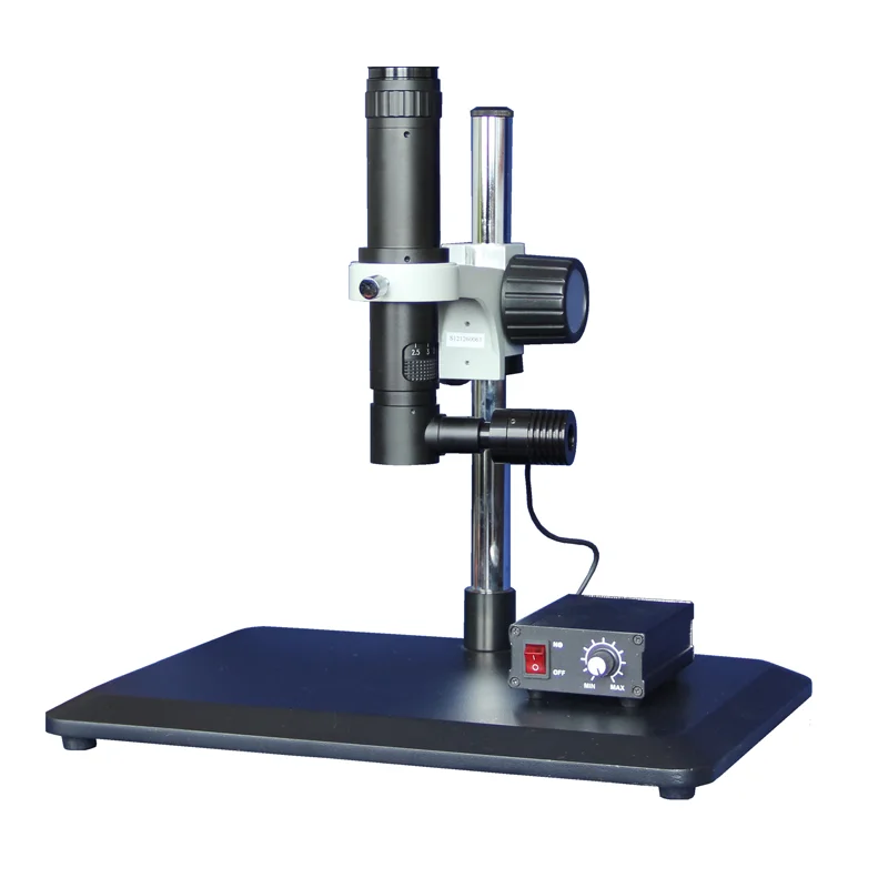 0.6X-5X PCB Inspection Monocular Video Inspection Microscope Zoom Lens