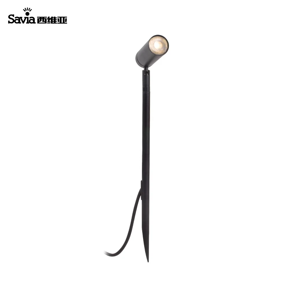 Savia Rotatable Garden Uplighter LED 6W IP44 Waterproof Spike Lights Outdoor lawn Spotlight For Landscape Patio Yard Pathway