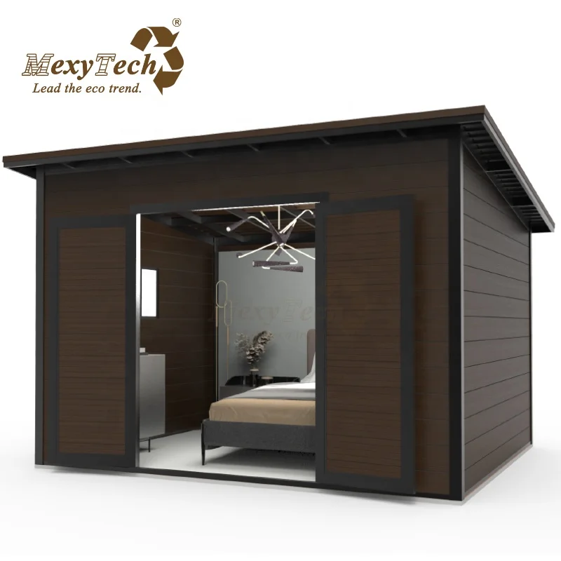 Low Cost Wood Outdoor Outside Garden Shed wpc palilion