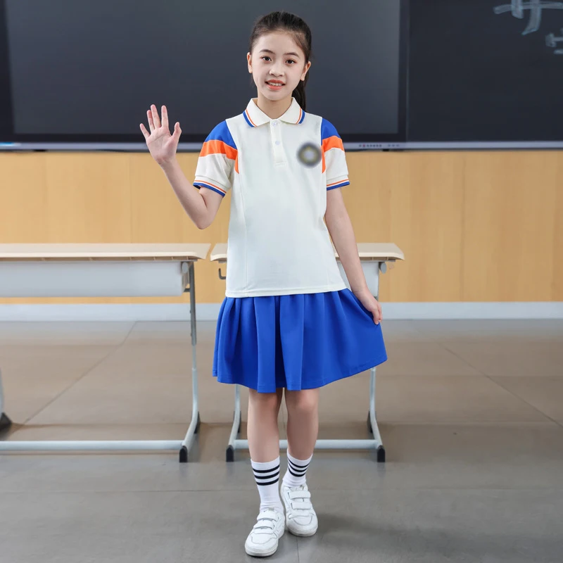 Дизайн школьной формы школьная рубашка-поло комплект летней для детского сада