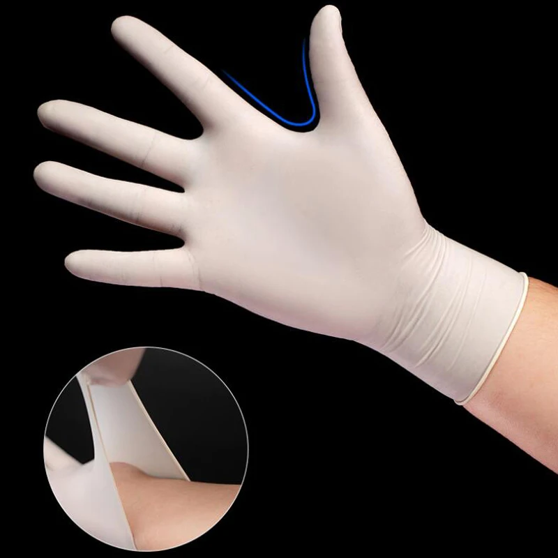 Factory Price Disposable Powder Free Non Sterile Safety Examination Latex Glove Cut Resistant