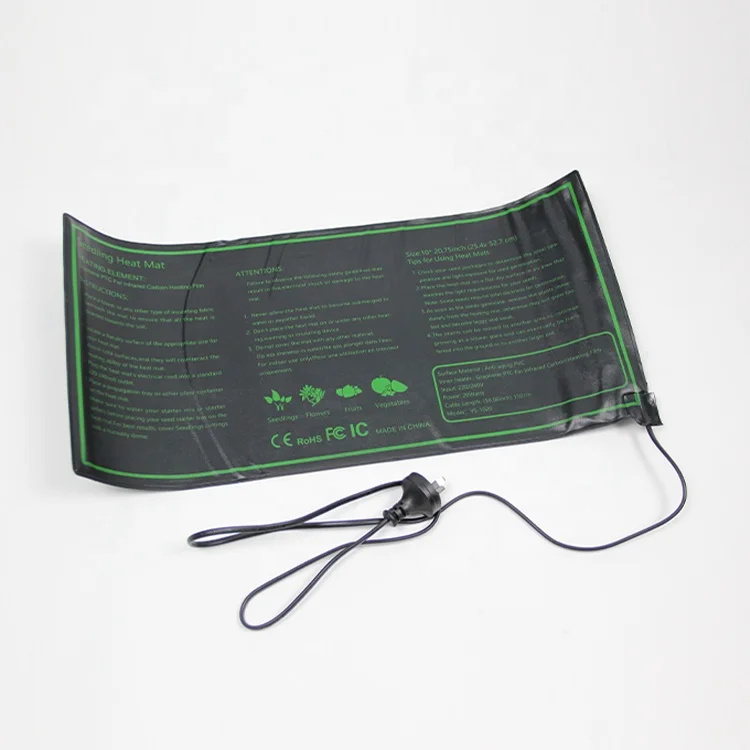 Seedly Heating Mat Plant Seed Help Growing Mat Graphene Heated Seed Mat Proof Water