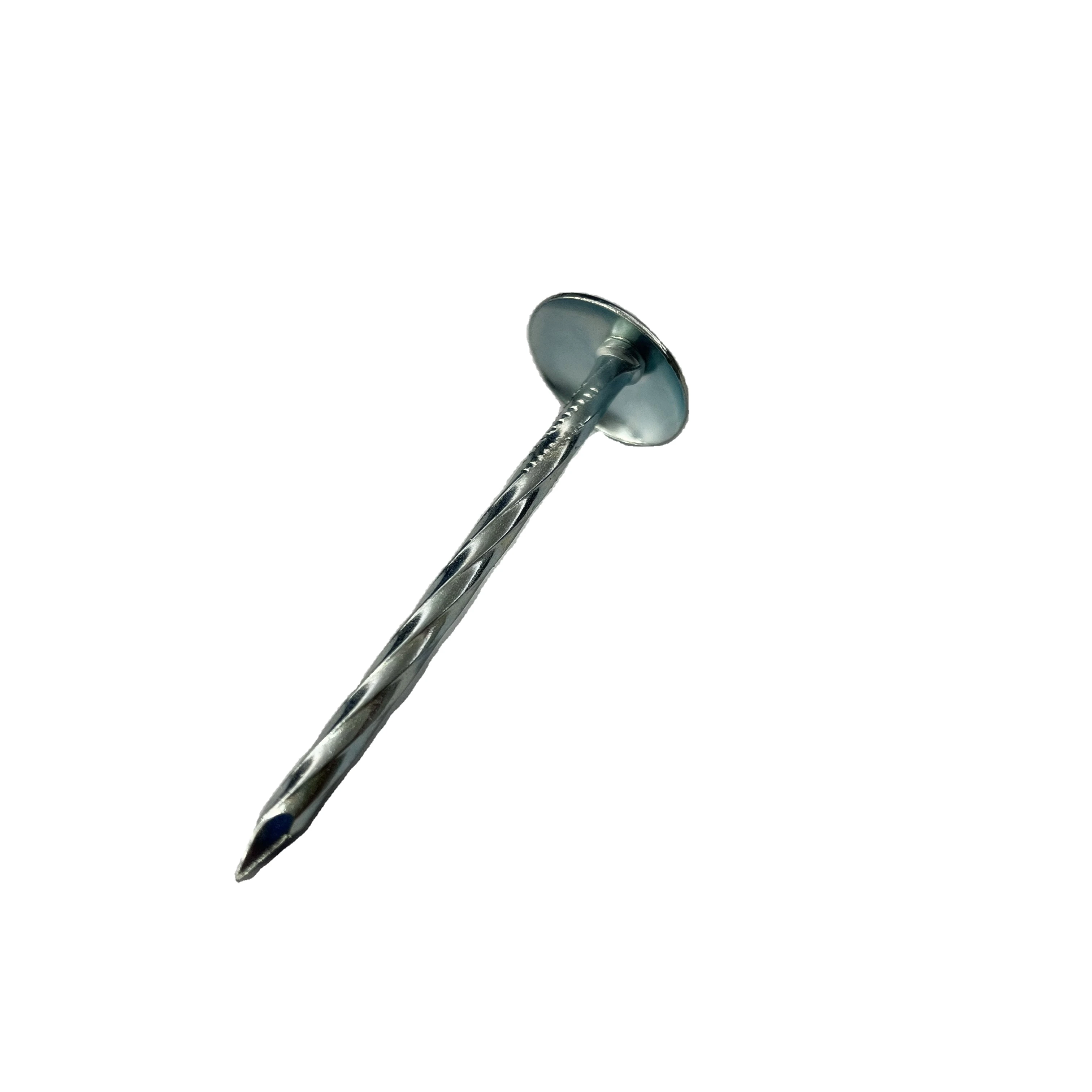 china  umbrella  head  corrugated roofing nails with plastic   rubber washer