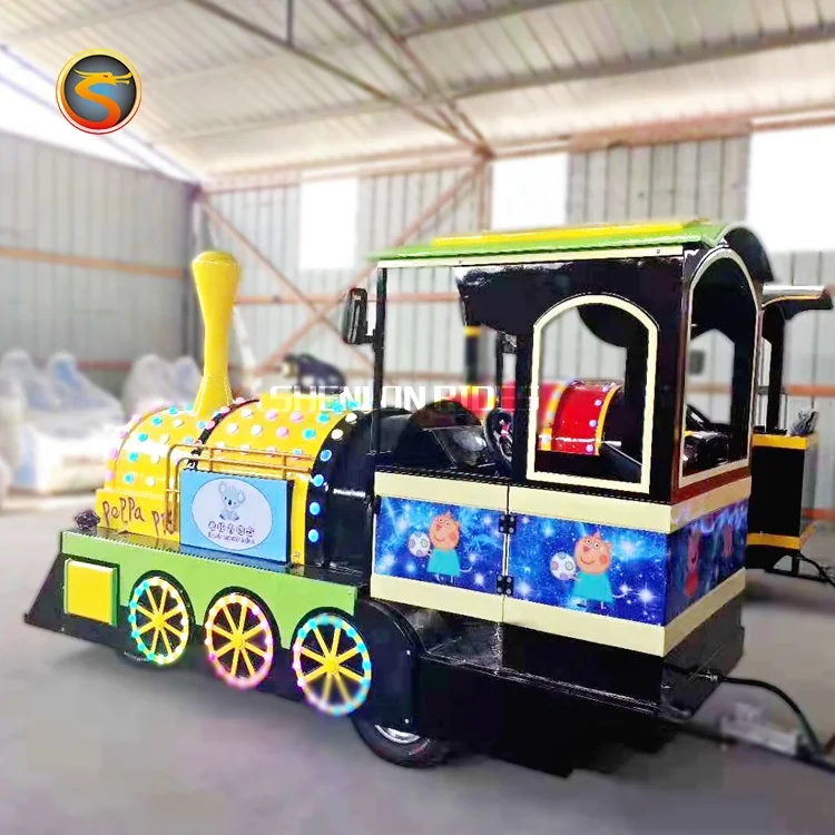 new product factory price kids adult amusement electric tourist train ride
