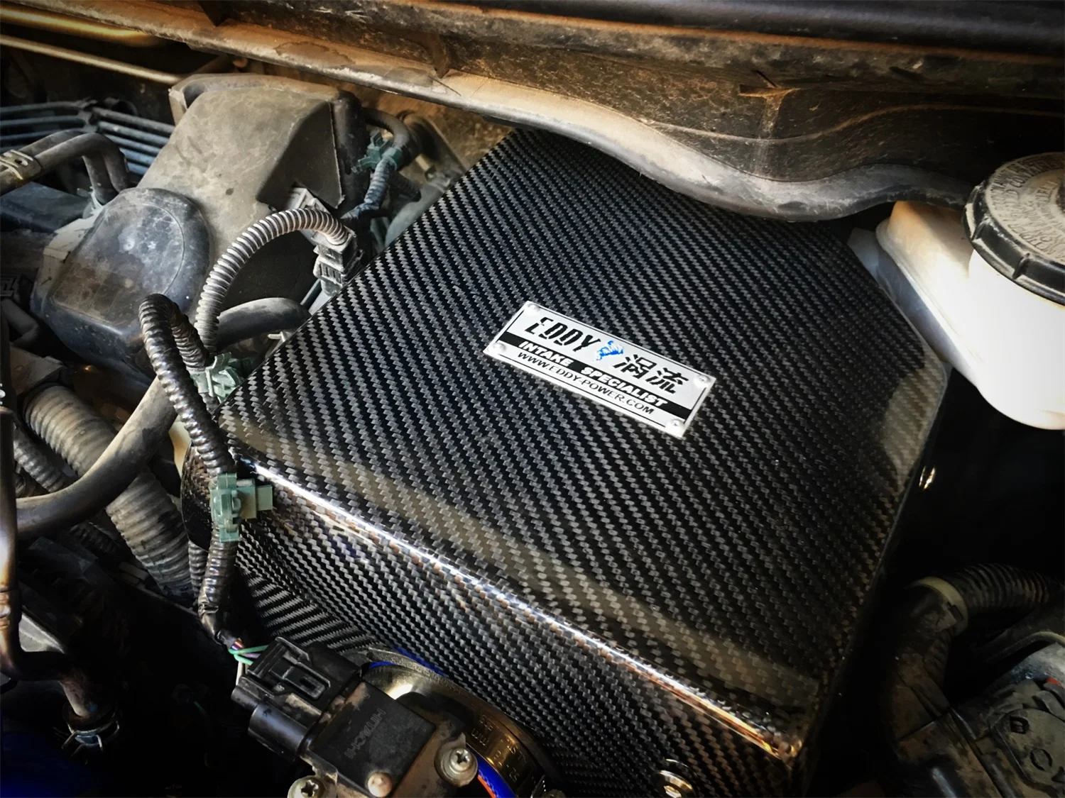 EDDYSTAR High Flow Washable Reusable Cold Air Intake Kit Auto Engine Parts Car Air filter for Honda Fit GK5