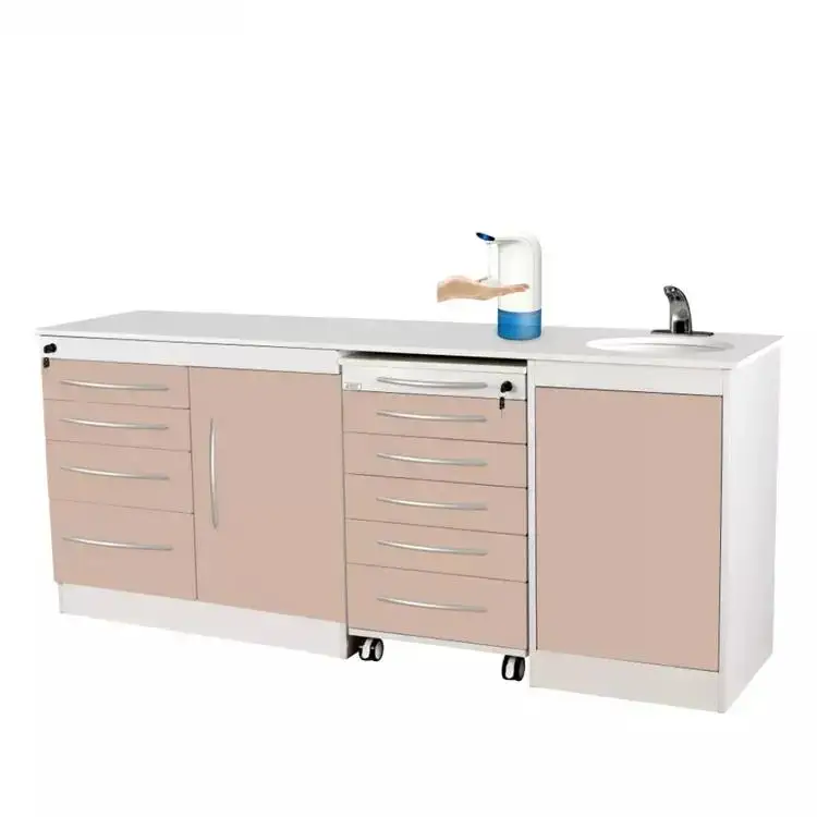 mobile dental cabinet drawer dental workbench with cabinet dental clinic cabinet