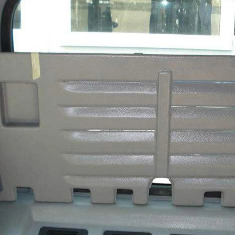 Black ABS car bumper plastic shell with thick blister