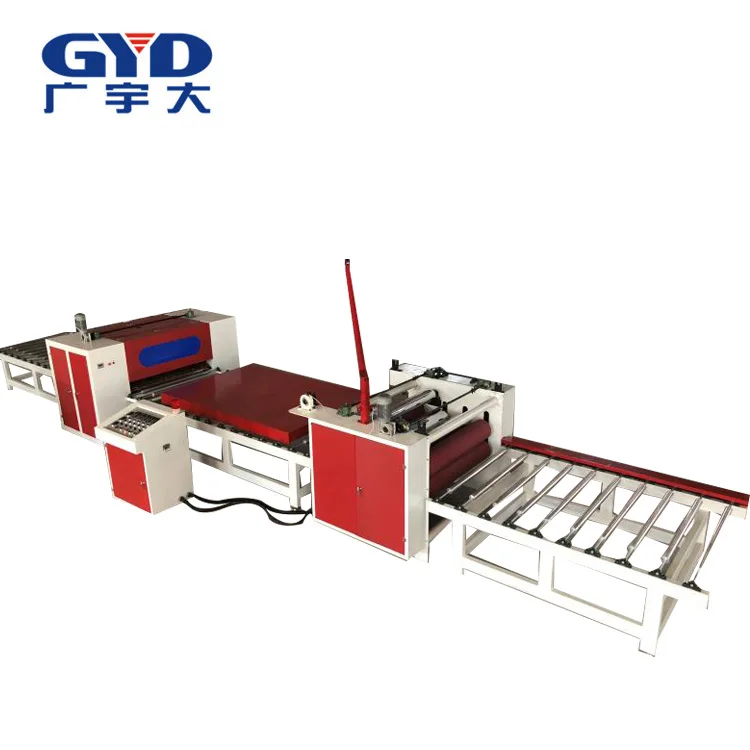 PUR Hot Melt Roller Laminating Line For Wood Panels