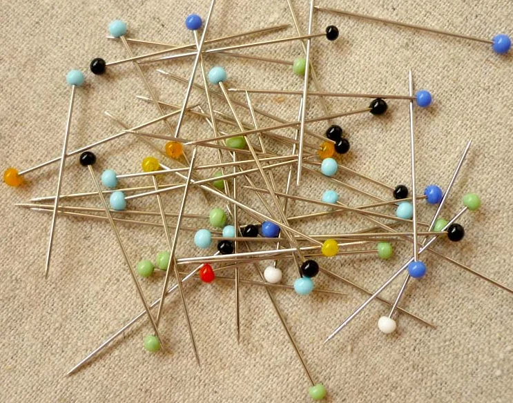 Factory Price 38mm Colored 38mm Glass Head Ball Pins