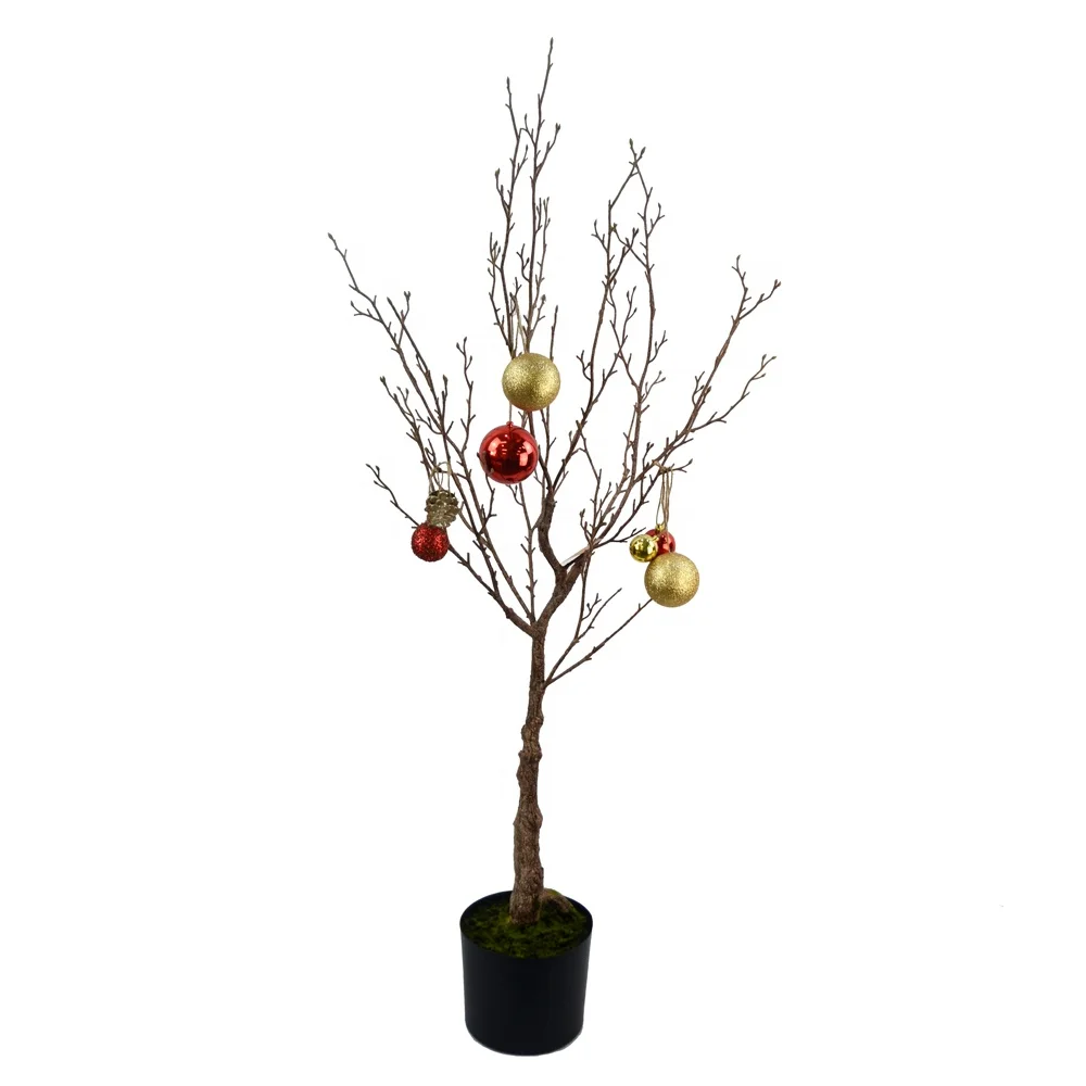 High lifelike 120CM artificial dry tree artificial tree without leaves for Weddings Christmas Party Home Indoor Decoration