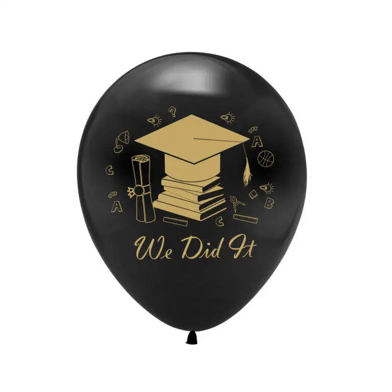 Graduation season latex balloon  congratulations graduation we did it letter party decoration balloon