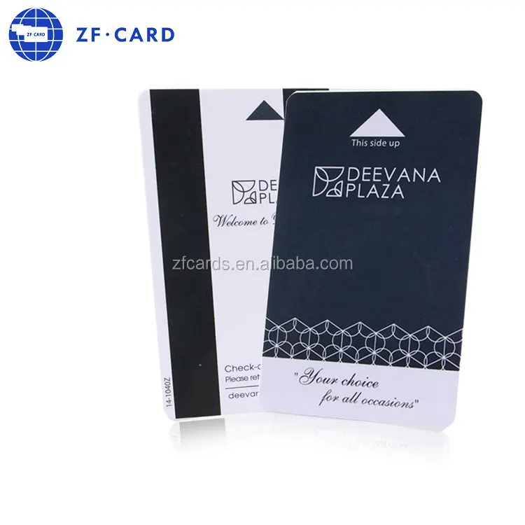 Pantone Color Printing CR80 Size Encoding Number on Track1/2/3  Hico Magnetic Stripe Card