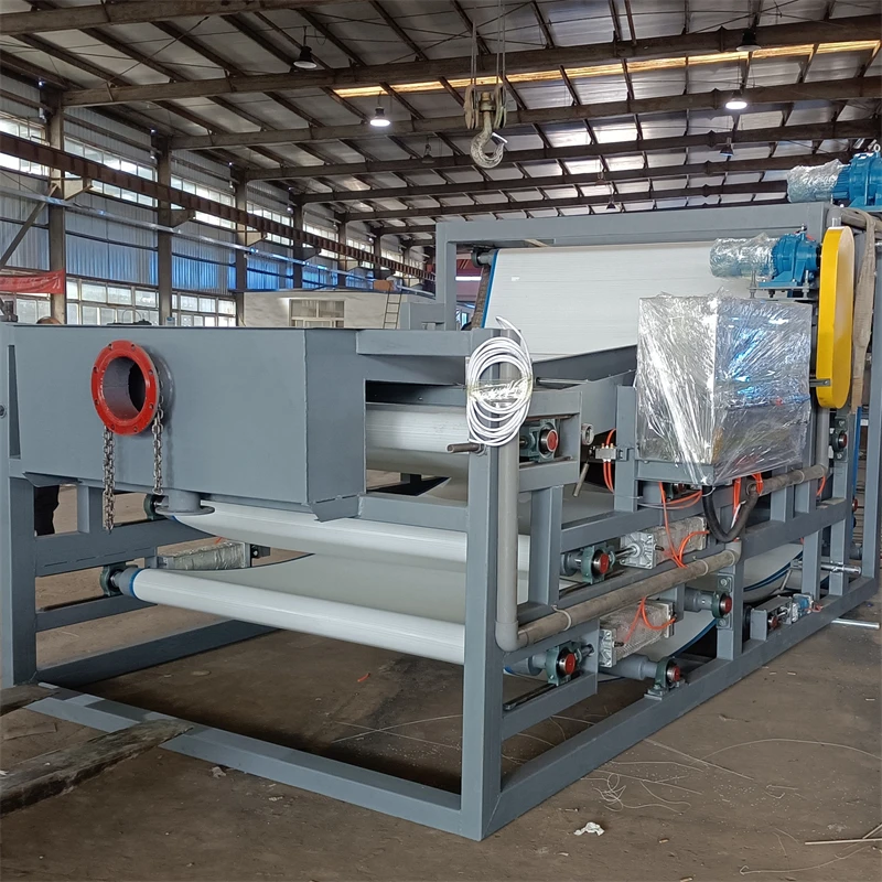 high quality sludge dehydrator and dewatering machine horizontal belt filter press