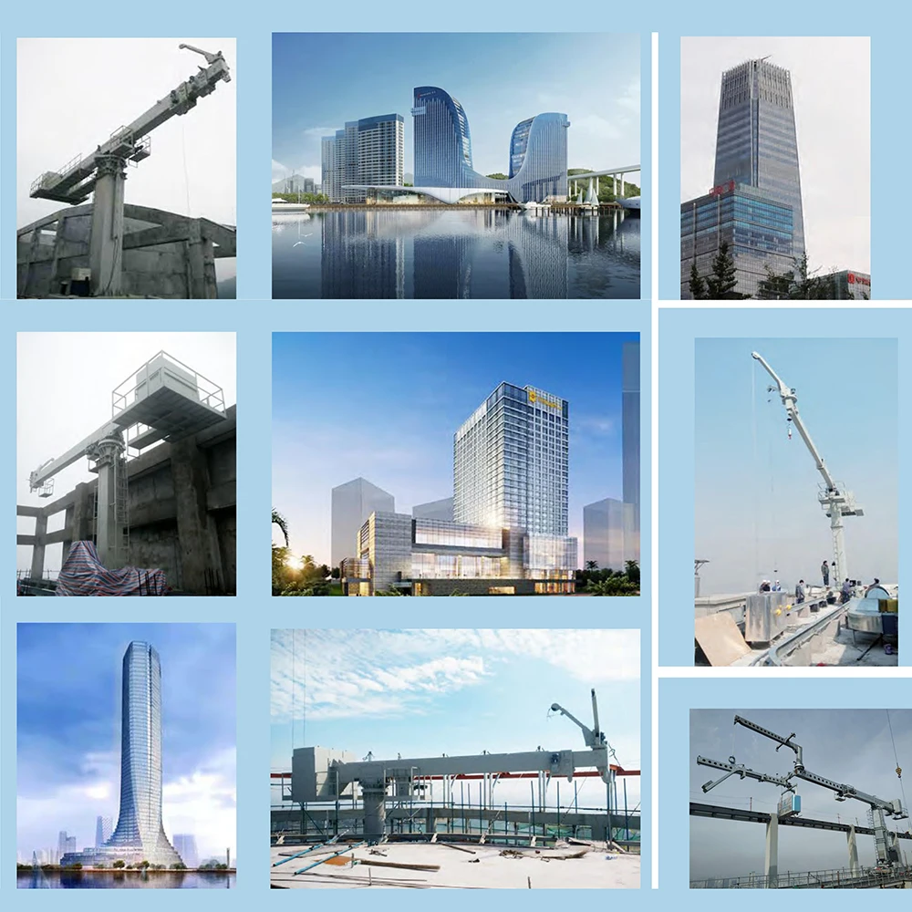 ZK BMU with twin jibs,window cleaning equipment facade cleaning gondola with CE and EAC certificate