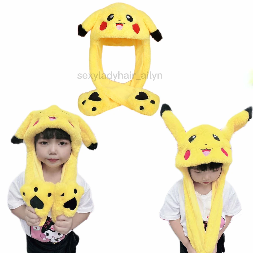 Wholesale Winter Plush Animal Head Hat Funny Soft Warm Beanie Plush Winter Hats