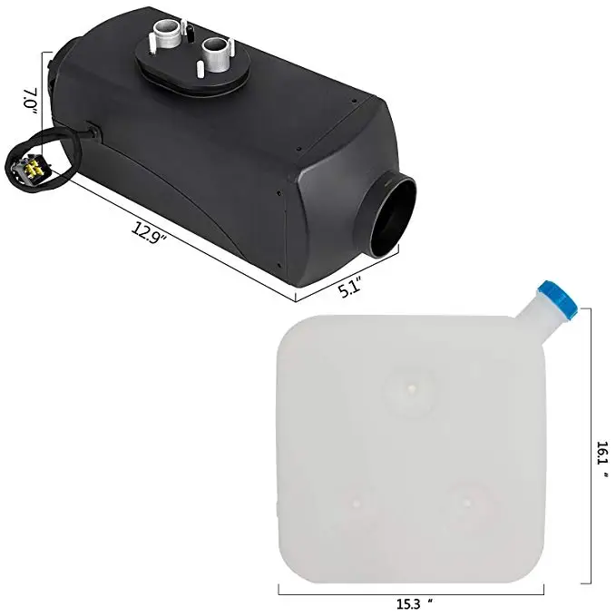 OkyRie Car Stove Heater Autonomous Heater 12V 24V 2KW Car Diesel Air Parking Heater for Car Bus Trailer