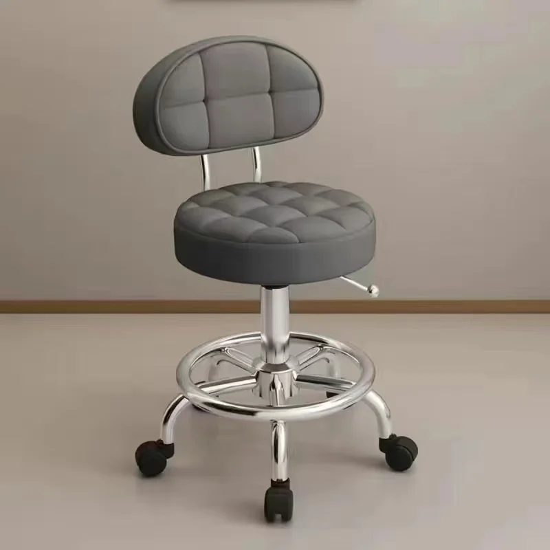 Commercial Premium Beauty Stool for Sale Beauty Barber Chair Round Stool Barbershop Hair Salon Chair Moved Nail Stool