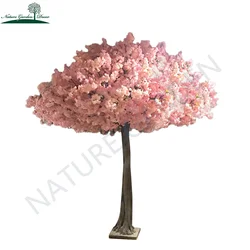 Customized Fake Peach Flower Branch Trees Supermarket,Hotel Decoration 10 Feet Artificial Cherry Blossom Tree Decoration