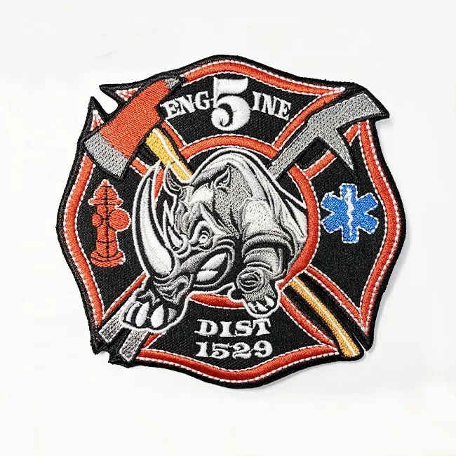 Guangdong manufacturer hockey garment fabric big embroidered iron on patches