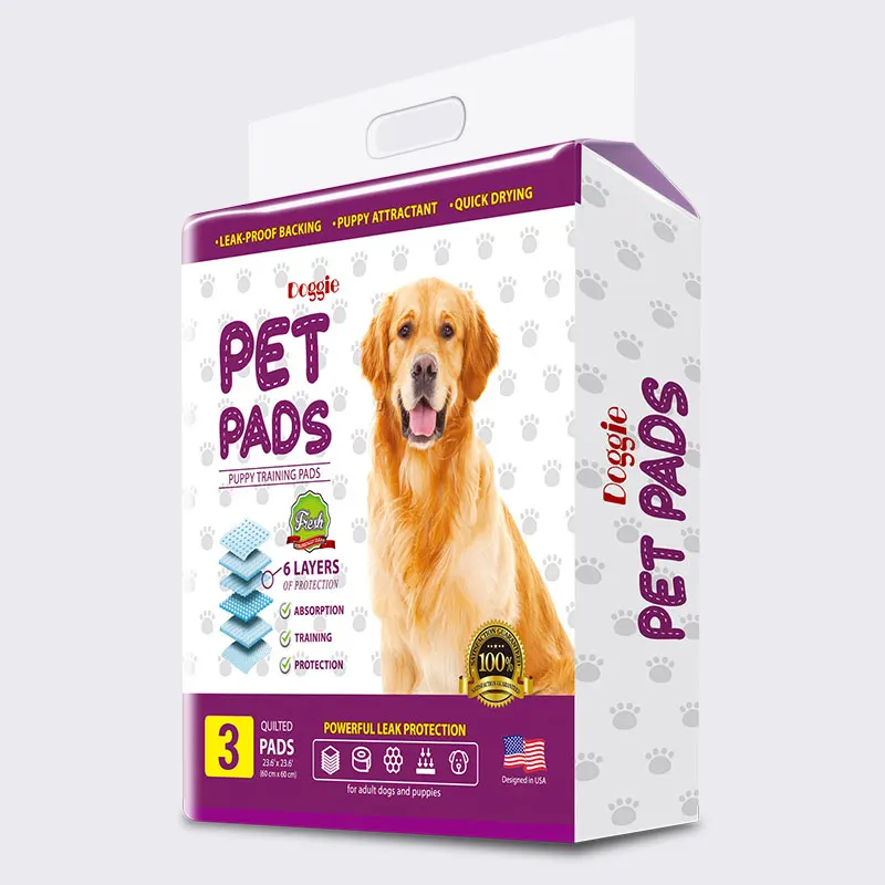 Factory Wholesale Price Dog Urine Pee Mat Puppy Pet Soft Charcoal Training Pad