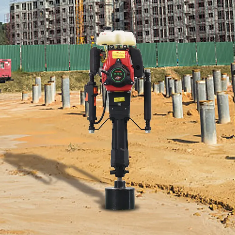 Best Selling High Efficiency Petrol Fence Knocker Post Driver Lightweight 4 Stroke High Quality New Motor Engine Pile Drivers