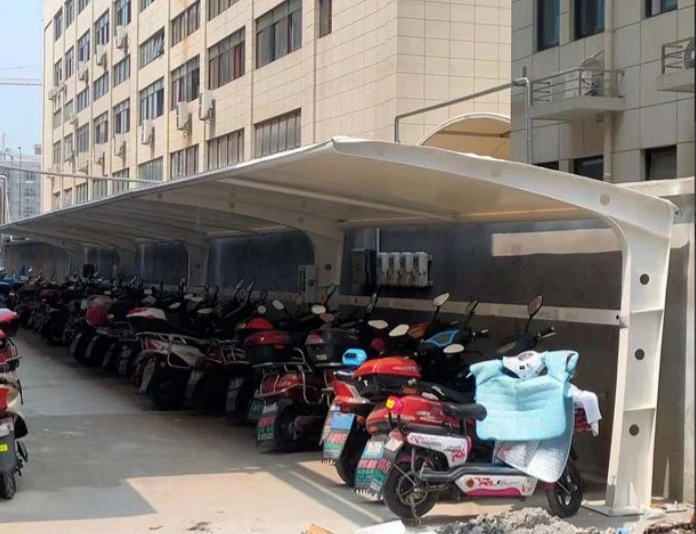 Roofing Materials Polycarbonate Bike Shed Carport Endurance Board Parking Shed Car Parking Tent Outdoor