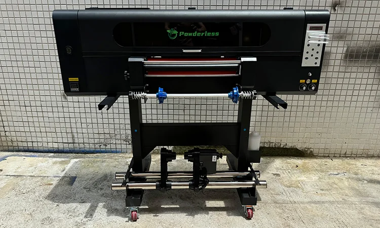 Powderless 40cm dtf UV film printer 3D roll to roll direct to film uv printer for A/B film printing